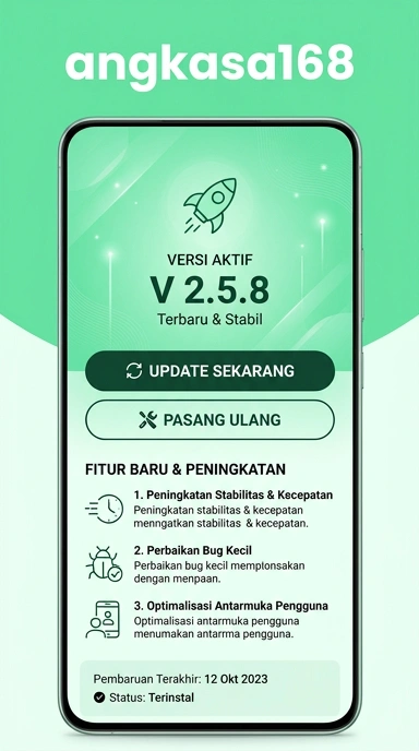 Tampilan riwayat versi angkasa168